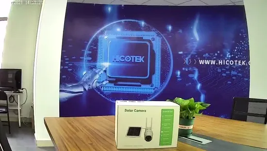 Hico WiFi-Solarenergiesystem, 2 Megapixel, 1080P HD, kabellose CCTV-IP-Sicherheitskamera für den Außenbereich